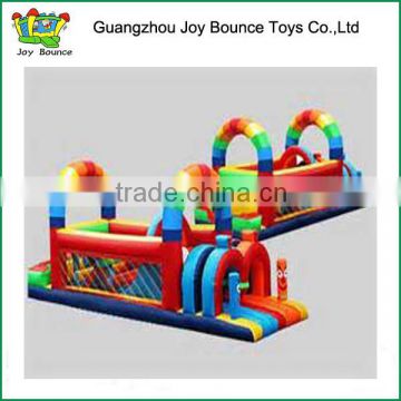 Inflatable Bounce House Tunnel Obstacle Course Jumper Bouncer Slide