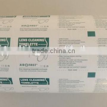 alcohol swabs packaging paper