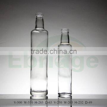 Customize 500ml fruit juice glass bottle/oil glass bottle