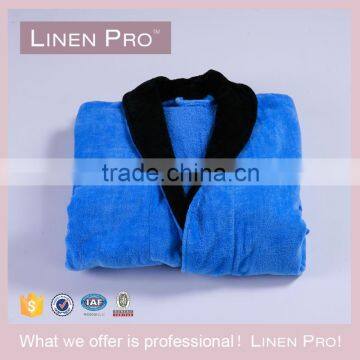 LinenPro Custom Hotel Spa Sauna Bathrobe Fleece Men Bathrobe