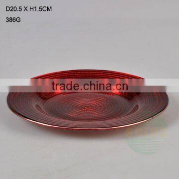 hot-selling glass dinner plate with low price