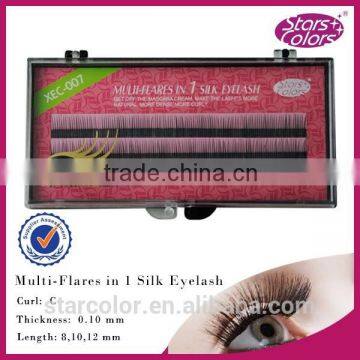 hot sale wholesale individual silk black lashes private label Beauty eyelash extensions