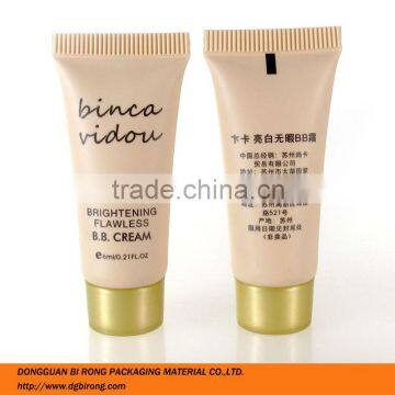 Plastic Cosmetic BB Cream Sample Tubes