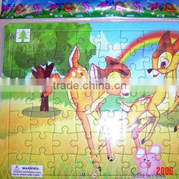 Funny educational hot child model paper puzzles 3d metal puzzle pieces