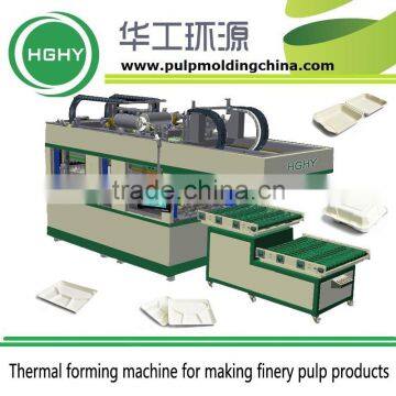 thermal forming paper lunch box making machine by HGHY