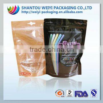 custom printed foil lined vinyl zipper bags wholesale