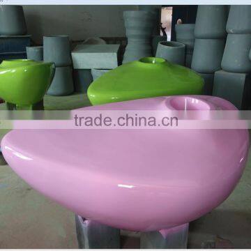 fibreglass unique design Indoor planter base/ interior design creative Mall tree planter