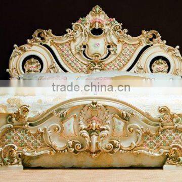 French Louis XVI Antique Luxury Bed furniture NFB14