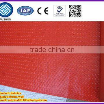 PVC mats for decoration/red leaf mats