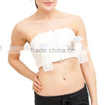 Ideal fashions Simple best Wishes D Lite Hands Free Breastpump Bra, Soft Pink, X-Small to Large Breast pump nursing bra