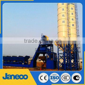 HZS100D Foundation free low cost concrete batching plant italy