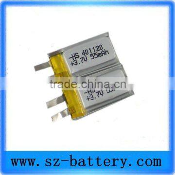 small 3.7V li polymer battery for medical device,MP3,MP4,Bluetooth