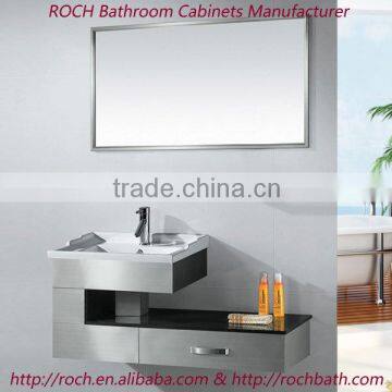 ROCH 781 Modern Stainless Steel Bathroom Furniture Set