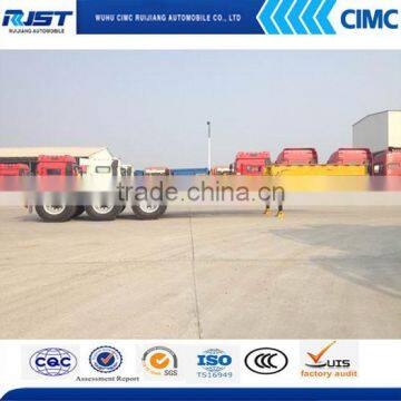 CIMC tri-axle gooseneck semi trailer gooseneck skeleton semi trailer gooseneck skeletal semi trailer