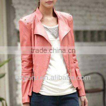 pu leather jacket winter