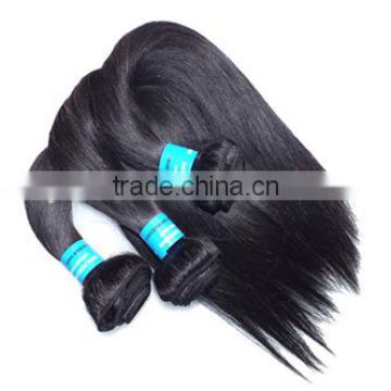 wholesale balck hair weaving with smooth pure brazilian human hair