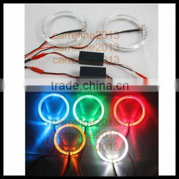 car accessories multicolor led halo rings light guide 100mm led angel eyes