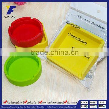 Online Shop Wholesale Smokeless and Odorless Eco-friendly Old Silicone Ashtrays photo-2