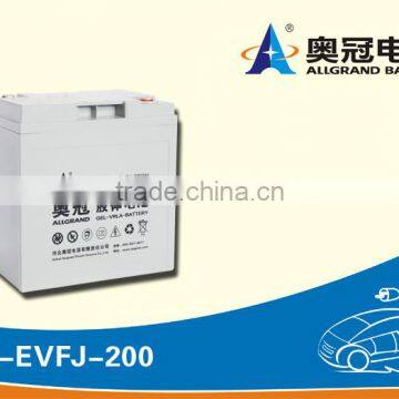 3-EVFJ-200 Escooter Battery- 6V200Ah Rechargeable Sealed Lead Acid Battery for E-car/motorcycle