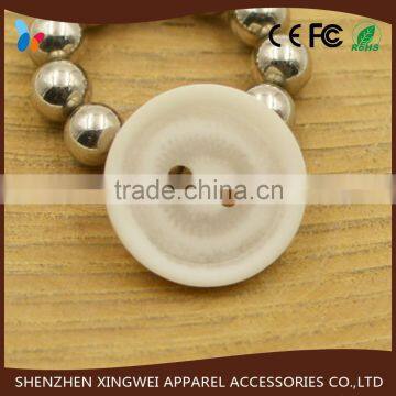 two holes white resin button for clothes