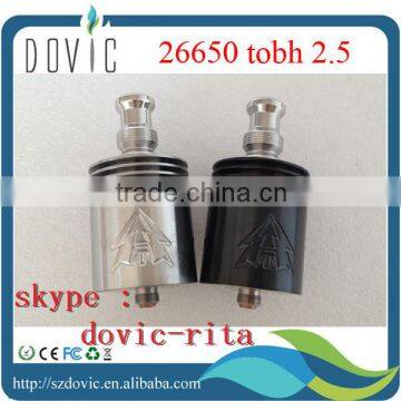 Full mechanical ss /black tobh v2.5 clone 26650 tobh v2.5