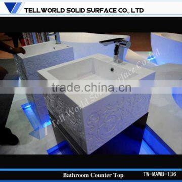 China Manufactured Class Wash Sink Artificial Marble Basin