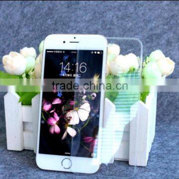 special design silicon 3D covered curved edge Tempered Glass For Iphone 6 Screen Protector