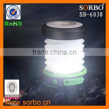 Household Rechargeable Solar LED Lantern/Decorative Foldable Lamp for home lighting & camping