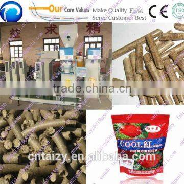 factory price in stock biomass pellets packing machine