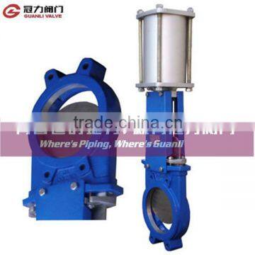 Cast Iron Knife Gate Valve With Double Acting Pneumatic Actuator photo-3