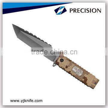 Camo Aluminium Handle Fixed Knife
