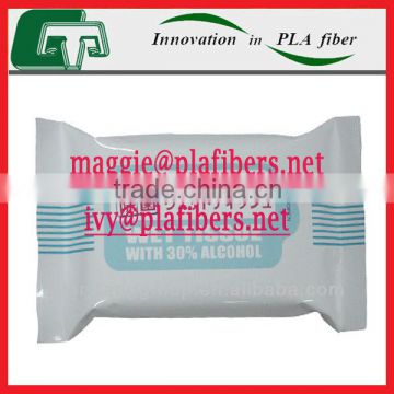 OEM wet paper towel produced by pla bico low melt fiber, pla wet paper towel