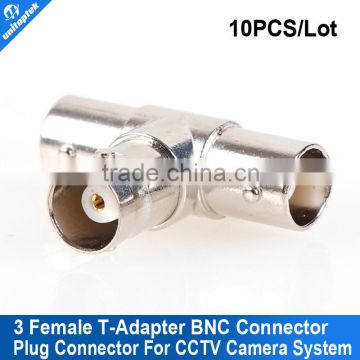 10PCS/LOT CCTV BNC Connector BNC TO BNC