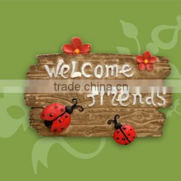 ladybug shape 3D fridge magnet