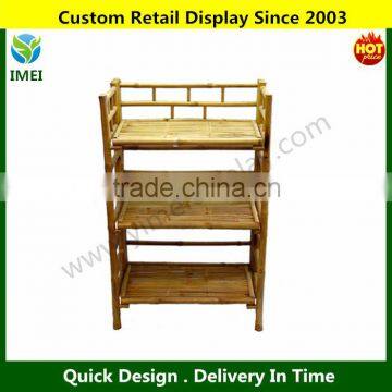 Bamboo Three Tier Folding Shelves YM5-1416