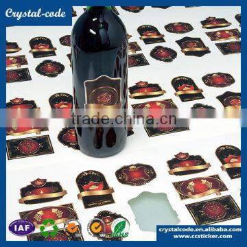 Fast Delivery Nice Printing Anti-water Anti-freezing Hot Stamping Wine Label photo-3