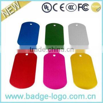 custom anodized aluminum dog tag