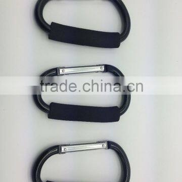 Aluminum spring snap hook , Aluminum bag hook , Aluminum carabiner