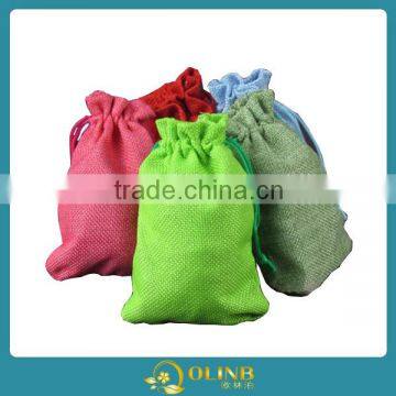 Linen Pouch in Solid color, designer linen pouch, linen jewelry pouch