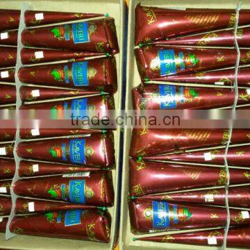 Kaveri Natural Henna Cone Natural Brown Color