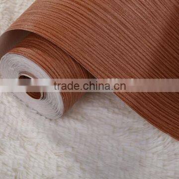 Semi PU Leather for Wall Paper Usage With Metallic Color