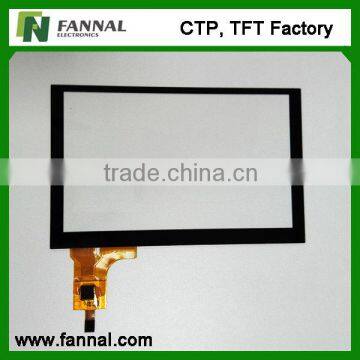 Industrial projected capacitive touch screen china 5 inch with I2C interface