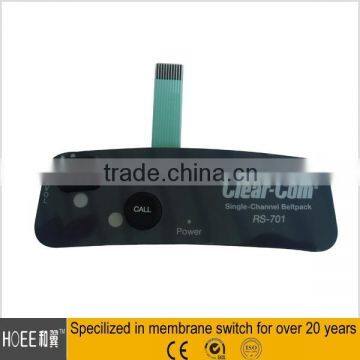 China Custom Low MOQ Silicon Rubber Button Membrane Switch Keypad With LEDs and Metal Dome Pushbuttons photo-3