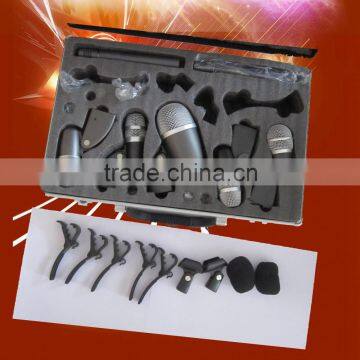 Wired Drum Microphone Kit/high Quality Wired Dynamic Microphone/ Professional Wired Drum Microphone