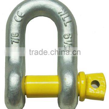 Drop Forged Hardware Tempered Alloy Steel/carbon Steel Lifting Hoist DW Shape High Strength Shackle(alloy Steel) photo-3
