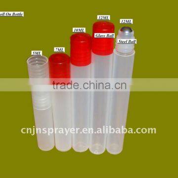 Roll On Plastic Bottle 5-12ml with screw closure