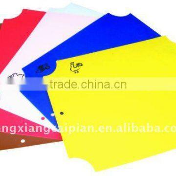 plastic thin flexible chopping board/cutting board