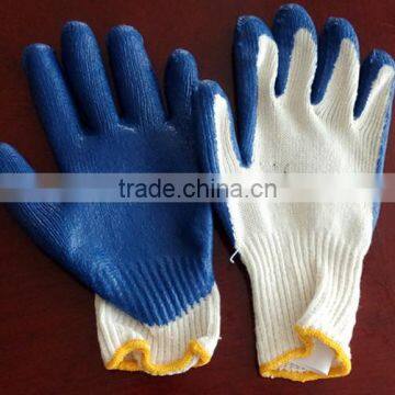 13gauge bule nitrile coated working gloves rubber gloves