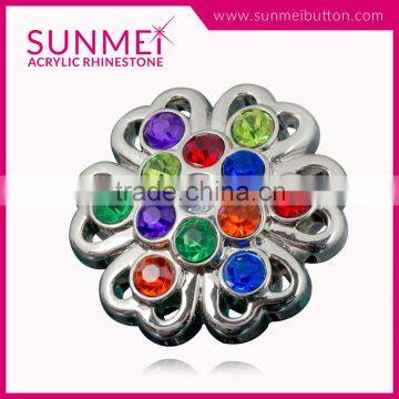 Fashion All Types of Buttons Colored Mix Rhinestone Button