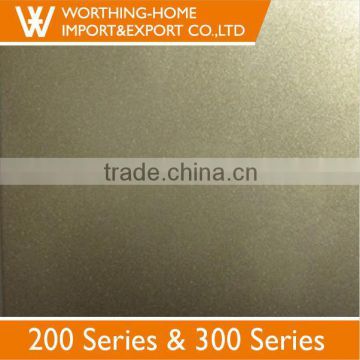 Titanium color stainless steel sheet price 304 stainless steel sheet metal